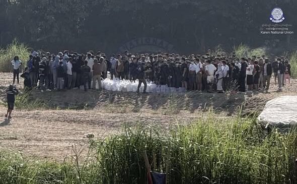 မင်းလက်ပံ တိုက်ပွဲကြောင့် မြန်မာ – ထိုင်းနယ်စပ်အခြေအနေက အလွန်စိုးရိမ်ရတဲ့ အခြေအနေဖြစ်နေတယ်လို့ KNU ထုတ်ပြန်အသိပေးလာ