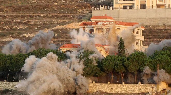 လက်ဘနွန်နဲ့ တိုက်ရိုက်ဆွေးနွေးမှုအပြီး ဟဇ်ဘိုလာပစ်မှတ်တွေကို အစ္စရေး လေကြောင်းတိုက်ခိုက်