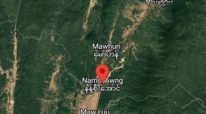 မန္တလေး – မြစ်ကြီးနား ကုန်ကားတွေ တိုင်းဖြတ်ကျော်ခွင့် လျှောက်ထားမှု ခွင့်ပြုချက်ကျဖို့ ကြန့်ကြာလို့ အခက်ကြုံ