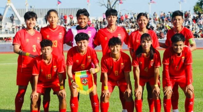 မြန်မာအမျိုးသမီး ဘောလုံးအသင်း မလေးရှားကို ၃ ဂိုးပြတ်နဲ့ အနိုင်ရ