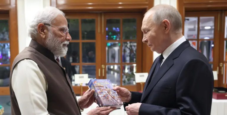 ရုရှားသမ္မ ပူတင်နဲ့ အိန္ဒိယဝန်ကြီးချုပ် မိုဒီတို့ ဒေလီမှာ ထိပ်သီးဆွေး