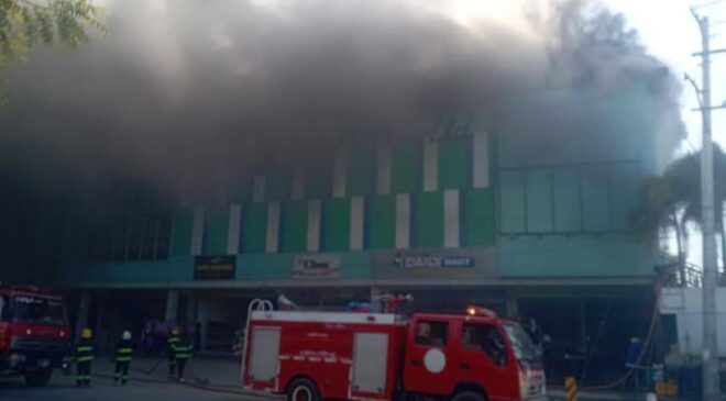 ရုပ်ရှင်ပြခန်း ပြုပြင်ရာက SAGAING CINEMA မီးလောင်ပျက်စီး