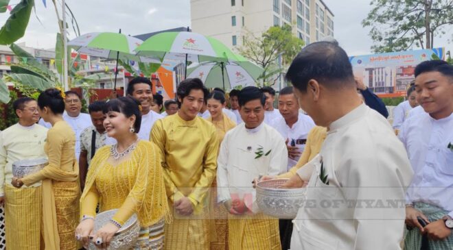 ငလျင်ဒဏ်​လျှော့ချတဲ့ ဆောက်လုပ်ရေးပစ္စည်း (Isolator)ထည့်သွင်းတည် ဆောက်မယ့် အဆောက်အဦအတွက် မန္တလေးတိုင်းအစိုးရအဖွဲ့ ပန္နက်တင်