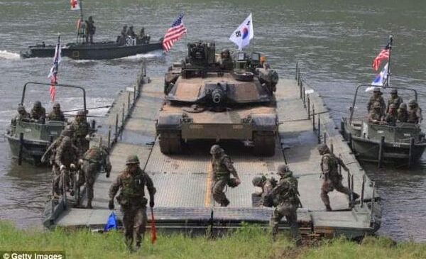 အမေရိကန်နဲ့တောင်ကိုရီးယားတို့ နဂါးနှစ်ကောင်အမည်ရ အကြီးစားစစ်ရေးလေ့ကျင့်မှု စတင်