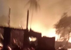 ကချင်မှာ တိုက်ပွဲတွေကြောင့် မိုးမောက်ဈေးနဲ့ နေအိမ်တချို့ မီးလောင်ပျက်စီး