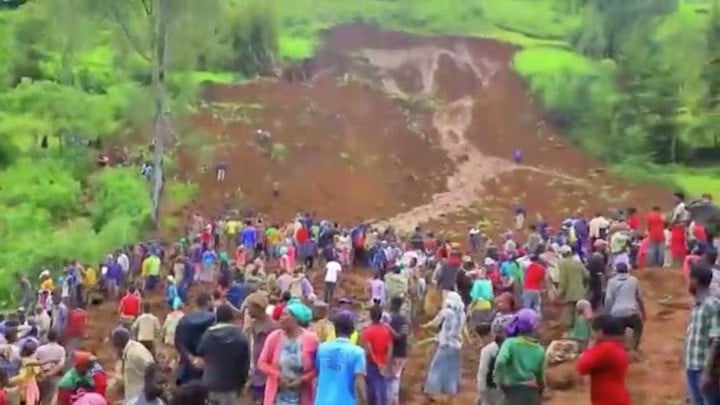 အီသီယိုးပီးယား မြေပြိုမှု အလောင်း ၂၃၀ တွေ့ရှိထား