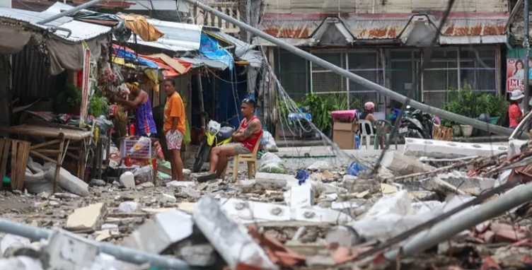 ဖိလစ်ပိုင်ငလျင် နောက်ဆက်တွဲ အကြိမ် ၆၀၀ ကျော်လှုပ်ခတ်ခဲ့ပြီး သေဆုံးသူ ၇၀ နီးပါး မြင့်တက်လာ