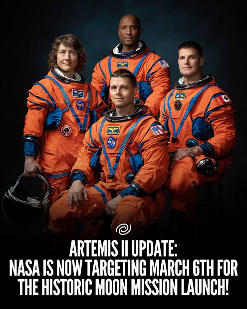 NASA ရဲ့ Artemis II လမင်းခရီးစဉ် ၁၀ ရက်တာ စတင်ခြင်း