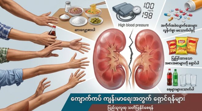 ကျောက်ကပ်ကို ထိခိုက်စေသော နေ့စဉ်အလေ့အကျင့်များ