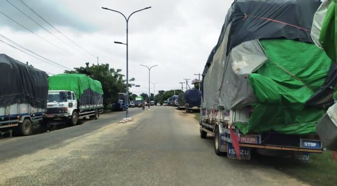 နဘား – ကသာလမ်းပိုင်း ပြန်ဖွင့်ပေမယ့် မန္တလေးဘက် အဆင်းကားတွေ သွားလို့မရသေး