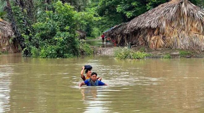 စစ်ကိုင်းတိုင်းရဲ့ လုံခြုံရေးအခြေအနေကြောင့် ရေဘေးကူမယ့်သူတွေ သွားဖို့ခက်နေ