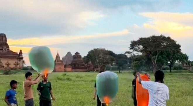 ဝေဖန်မှုတွေ ရှိနေပေမယ့် ပုဂံမှာ မီးပုံးပျံလွှတ်တင်မယ့် အစီအစဉ်မပျက်